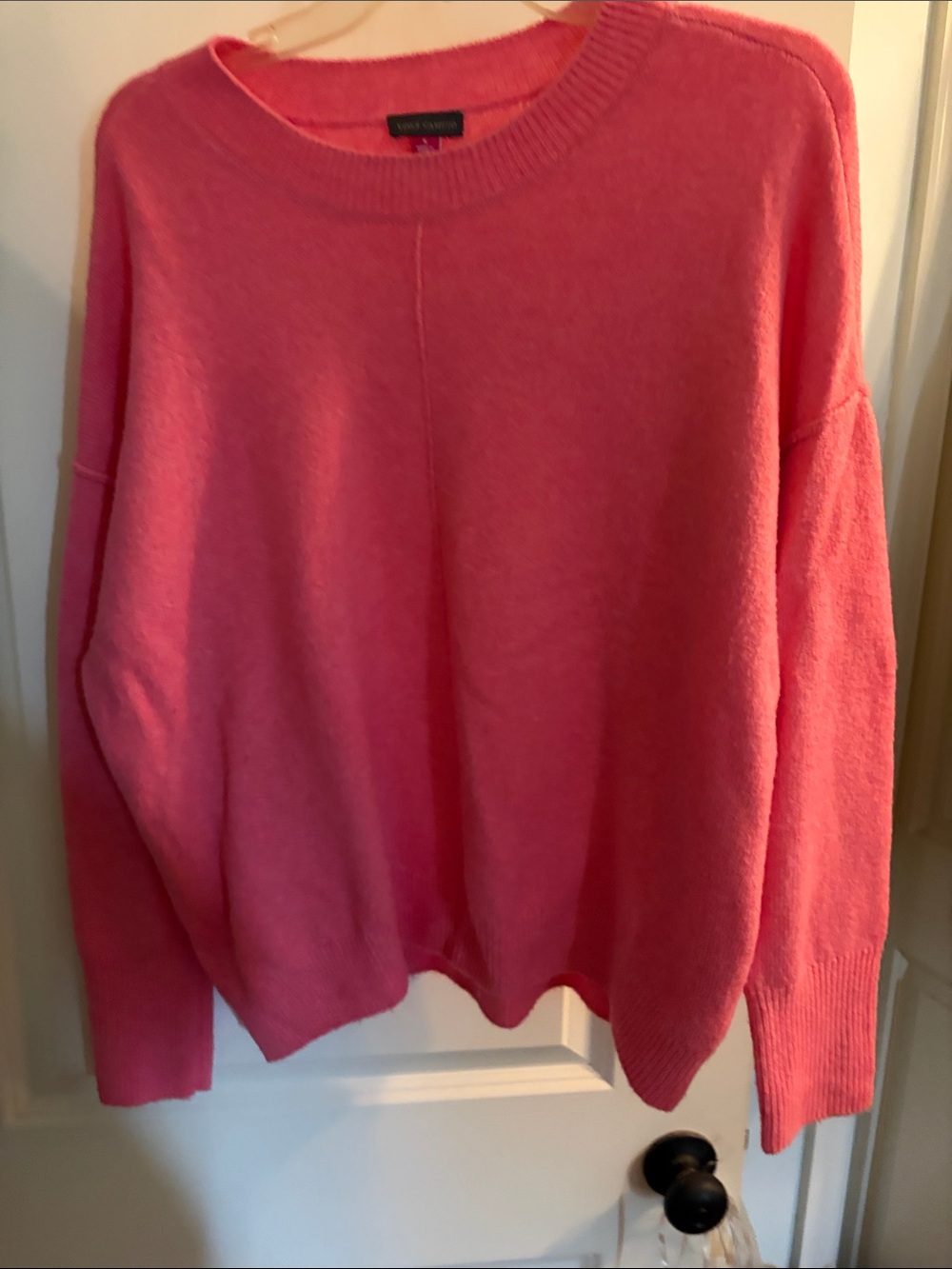 Vince Camuto Bright Pink Crewneck Sweater